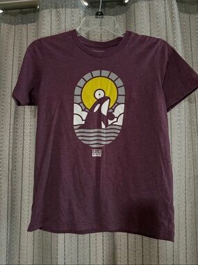 Sub Pop Maroon Crewneck Tee